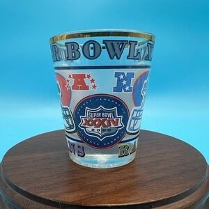 Super Bowl XXXIV Atlanta, GA 2000 Shot Glass Tennessee Titans Vs. St. Louis Rams
